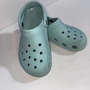 Crocs Blue Classic Turquoise Waterproof Outdoor Gorpcore Clog Mile Unisex M5 W7